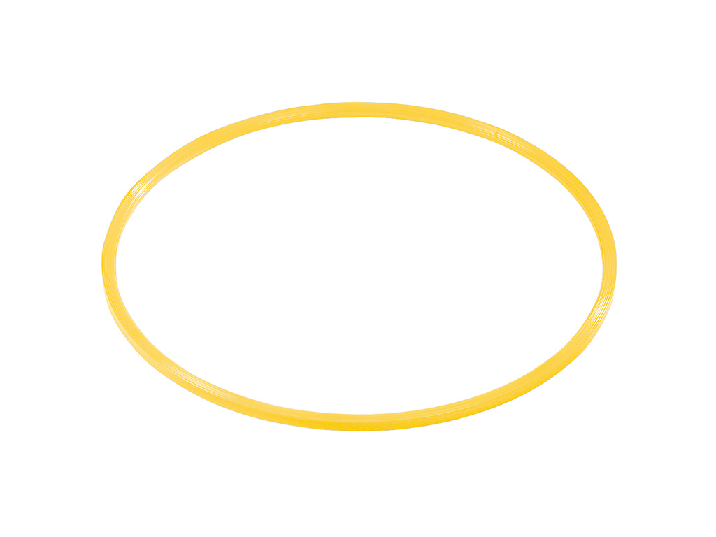 Gymnastikreifen aus Kunststoff, Ø 70 cm, gelb