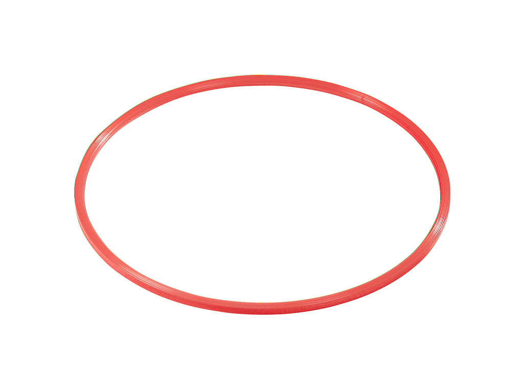 Gymnastikreifen aus Kunststoff, Ø 70 cm, rot