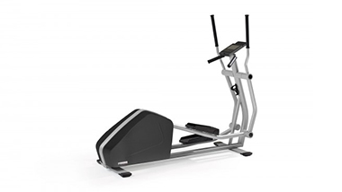 Ein schwarz silberner Crosstrainer der Marke Reha-Line 2.0