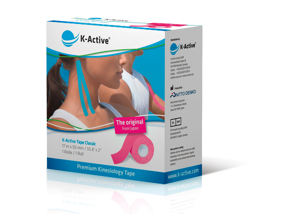 K-Active® Tape Classic, pink, 5,0 cm x 17 m