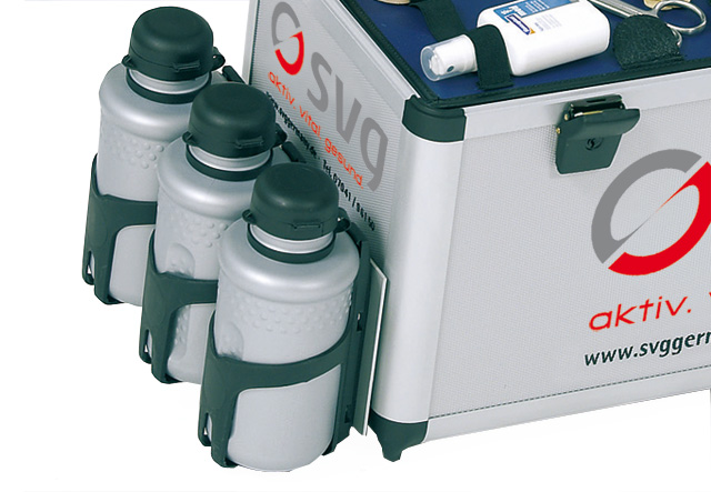 Flaschenhalterung für SVG Profikoffer