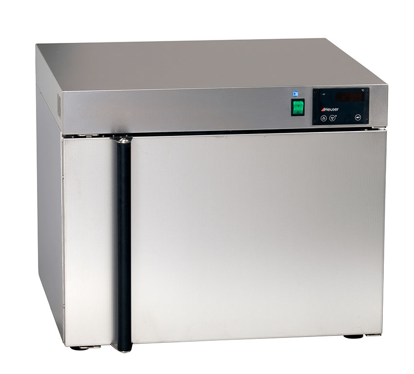 Ein grauer Wärmeschrank HWS 6-5030 zum erwärmen von Fango der Marke Heuser.