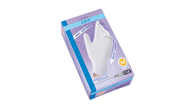 Latex-Handschuhe, puderfrei, Größe L, Box à 100 Stück