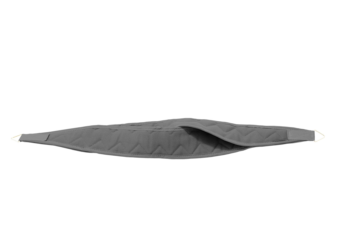 Kopfschlinge, grau, ca. 75 x 15 cm