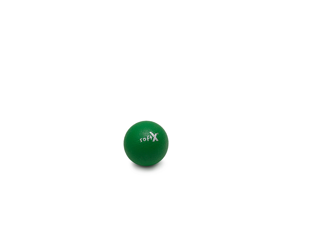 softX® Softball, beschichtet, 9cm, grün