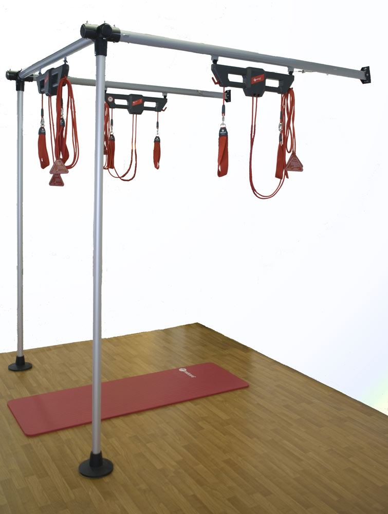 Ein silberner Wall Stand der Marke redcord.