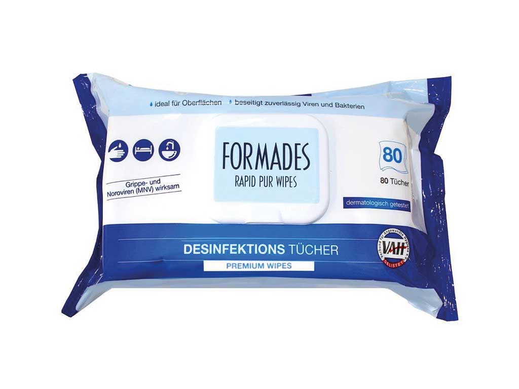 Formades Rapid Pur Wipes, 80 Tücher