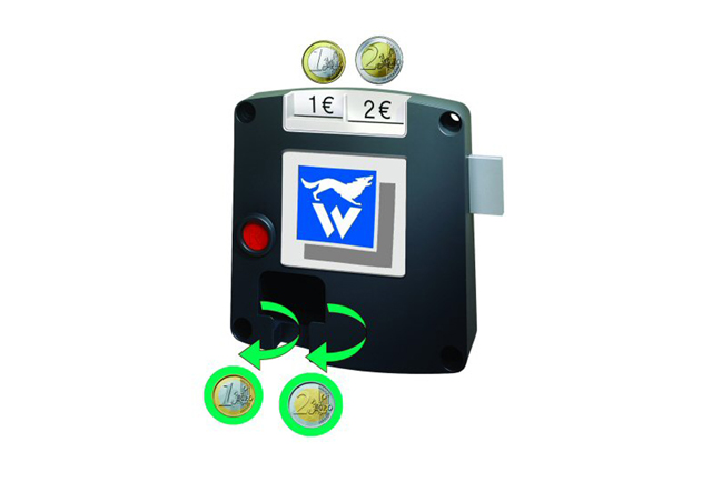 Safe-O-Mat Münzpfandschloss