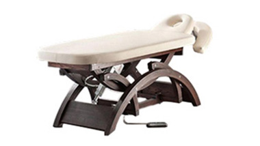 Elektrische Massageliege mit Holzrahmen