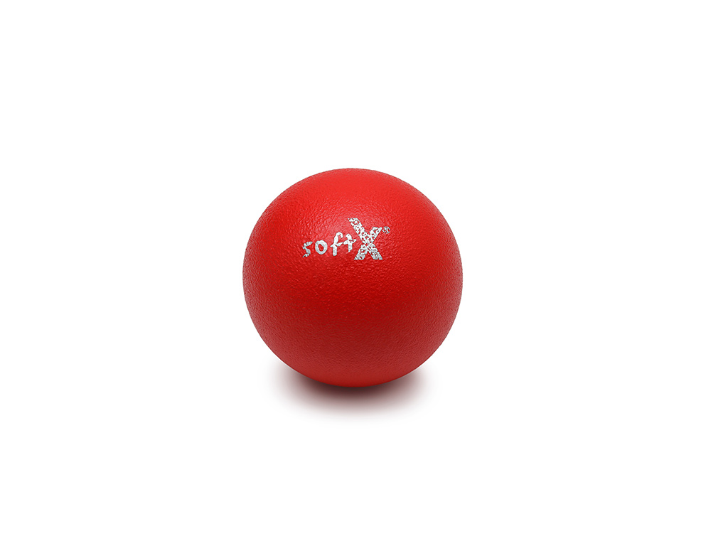 softX® Softball, beschichtet, 16cm, rot