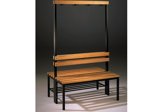 Umkleidebank doppelseitig, Länge 1000 mm